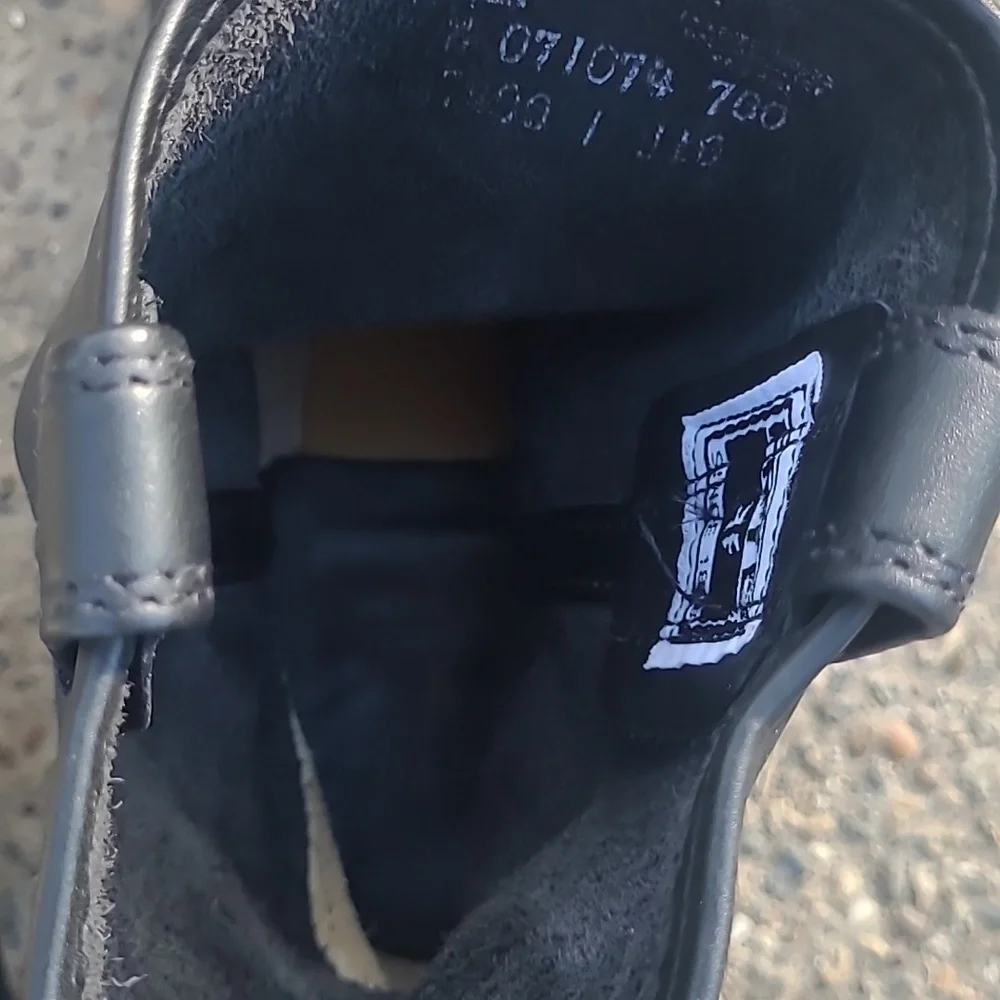 NWOT FRYE Black Leather Harness Boots